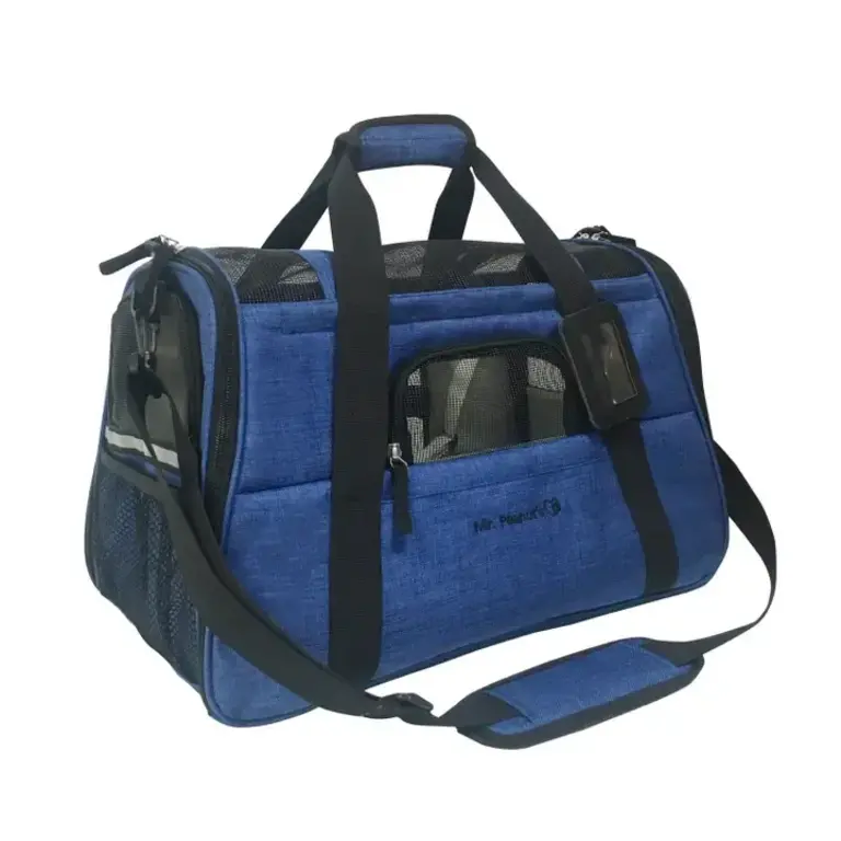 Mr. Peanut's Mr. Peanut Copper Series Airline-Capable Pet Carrier - Deja Blue