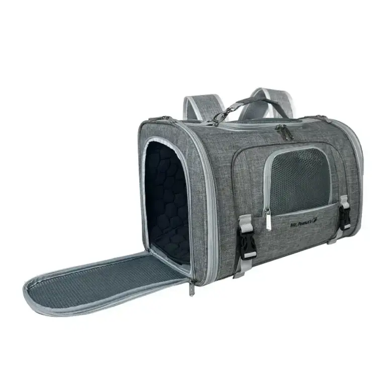 Mr. Peanut's Mr. Peanuts Monterey Series Convertible Backpack Airline-Capable Pet Carrier - Gray