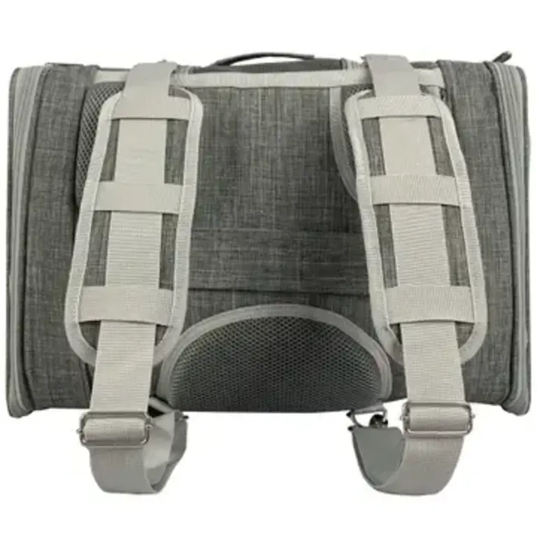 Mr. Peanut's Mr. Peanuts Monterey Series Convertible Backpack Airline-Capable Pet Carrier - Gray