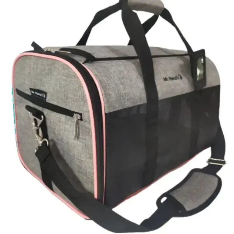 Mr. Peanut's Mr. Peanuts Rhodium Series Soft-Sided Pet Carrier - Platinum Gray