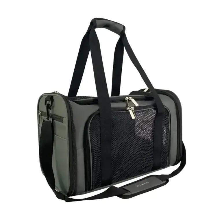 Mr. Peanut's Mr. Peanuts Silver Series Soft-Sided Pet Carrier - Charcoal Ash