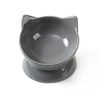 Park Life Designs Park Life Designs Oscar Tilt Cat Dish (Gray)