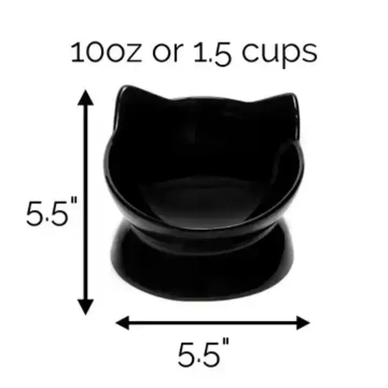 Park Life Designs Park Life Designs Oscar Tilt Cat Dish (Gray)