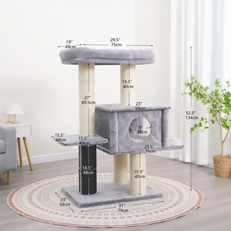 PetPals Group Petpals Lulu Contemporary Minimalist Design Cat House