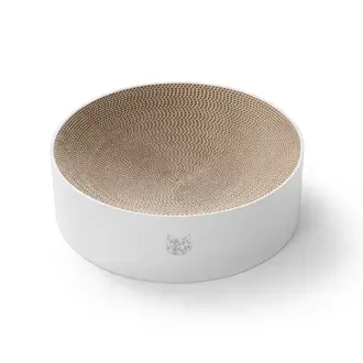 MOON-X USA, INC. Cozy Cat Scratcher Bowl XL - Hologram White