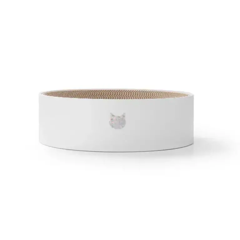 MOON-X USA, INC. Cozy Cat Scratcher Bowl XL - Hologram White