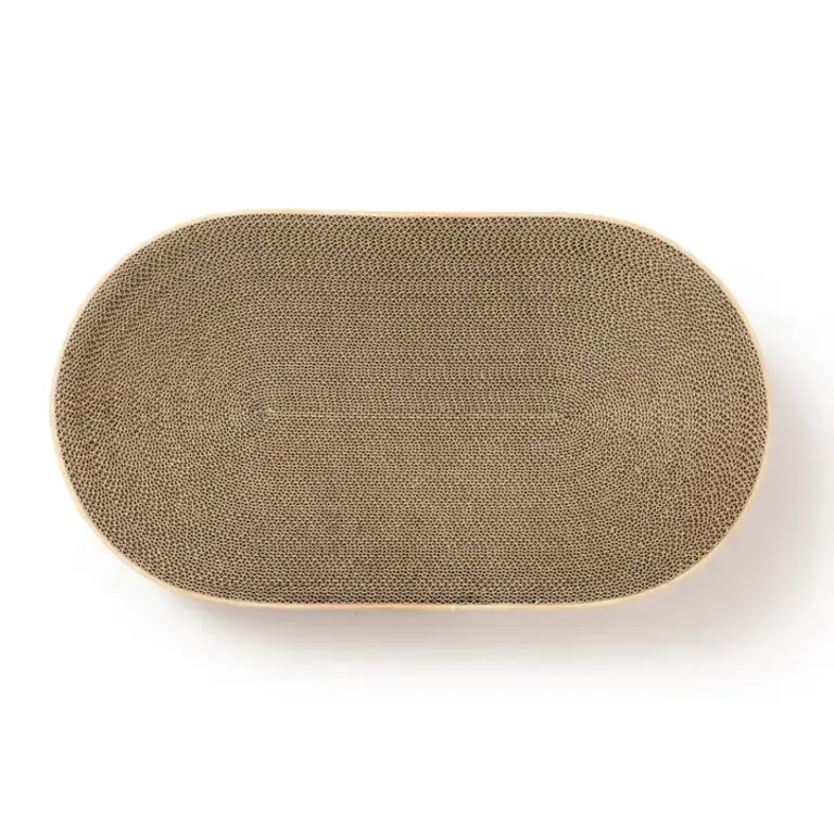Necoichi Cozy Cat Scratcher Bowl Capsule - Oak