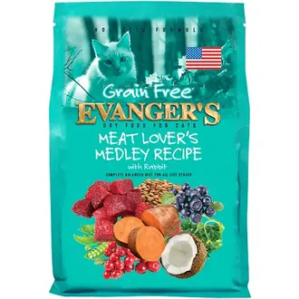 Evangers Evangers Meat Lovers Medley Recipe w Rabbit 4.4lb Bag