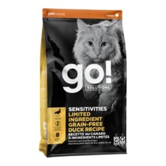 Petcurean Go Cat Sensitivities Limited Ingredient GF Duck 3lb Bag Dry Food
