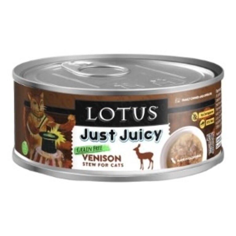 Lotus Lotus Just Juicy Venison Stew Grain-Free Canned Cat Food