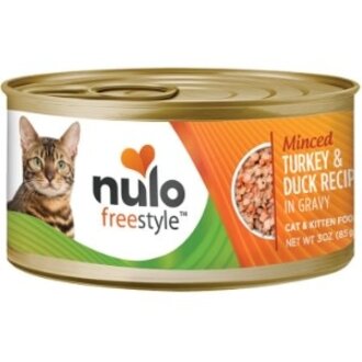 Nulo Nulo Minced Turkey and Duck Wet Cat Food 3 oz