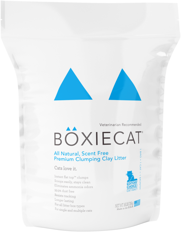 Boxiepro Boxie Cat Scent Free Premium Clumping Clay Litter -16 lbs