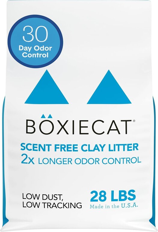 Boxiepro Boxie Cat Scent Free Premium Clumping Clay Litter -28lbs