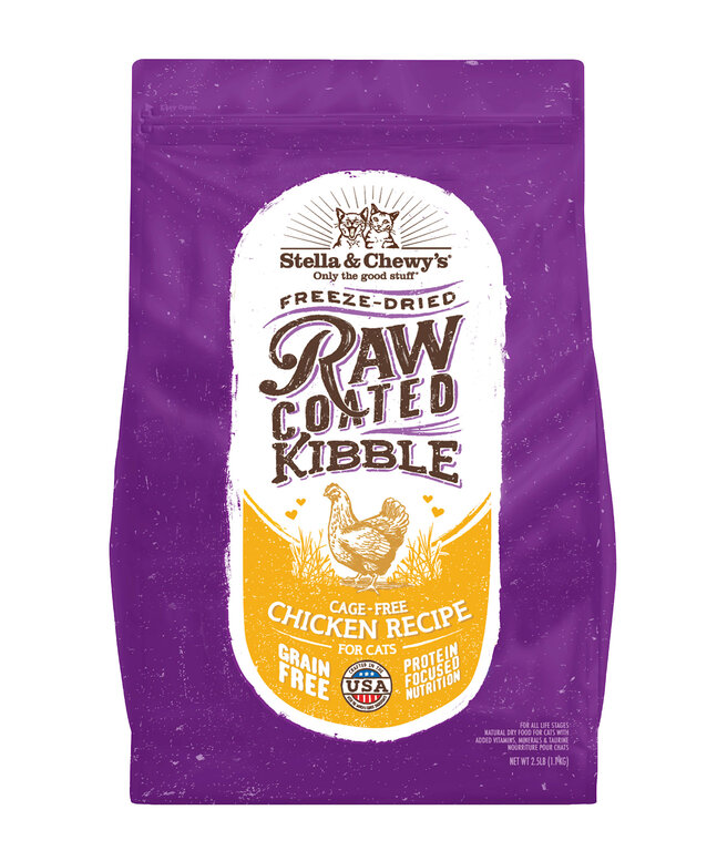 Stella & Chewy's Stella Chewys Raw Coated Chicken GF- Dry Cat Food- 5lb Bag