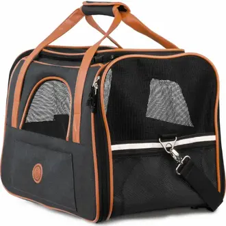 HUND IST KONIG HUND IST KONIG Cat Carrier Black - Up to 14.5 lbs