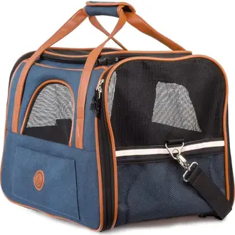 HUND IST KONIG HUND IST KONIG Cat Carrier Dark Blue - Up to 14.5 lbs