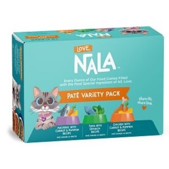 Love Nala Love Nala Pate Variety Pack Adult Grain-Free Wet Cat Food - 2.8-oz Can - Case of 12