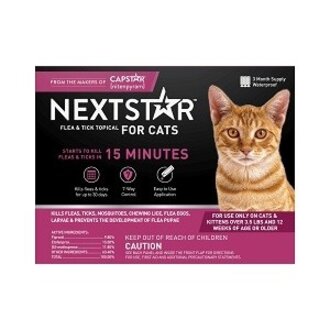 NextStar NextStar Flea & Tick Topical For Cats 3 Count