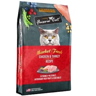 Fussie Cat Fussie Cat Market Fresh Chicken and Turkey Recipe Grain-Free Dry Cat Food 3.5lb