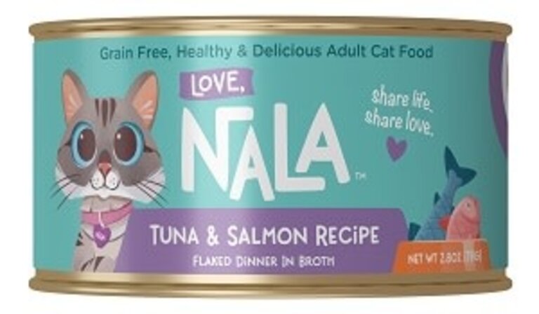 Love Nala Love Nala Flaked Tuna with Salmon Adult Grain-Free Wet Cat Food 2.8oz