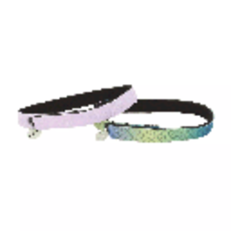 Coastal Coastal ElastaCat FlexFit Cat Collar Scales with Purple 2pk