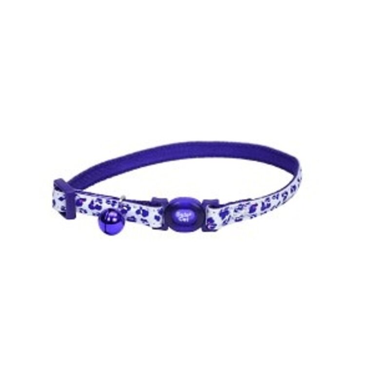 Coastal Coastal Glow-in-the-Dark Breakaway Cat Collar 8-12inches Purple Butterflies