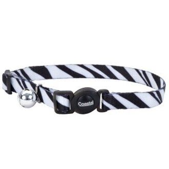 Coastal Coastal Breakaway Cat Collar 8-12inches Zebra