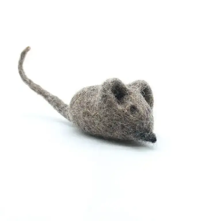 Triple T Studios Mouse Cat Toy  Eco-Friendly Wool Felt