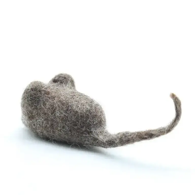 Triple T Studios Mouse Cat Toy  Eco-Friendly Wool Felt