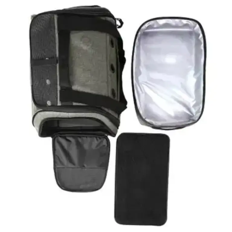 Travel Cat The Transpurrter Ultimate Calming Convertible Cat Carrier Heather Gray