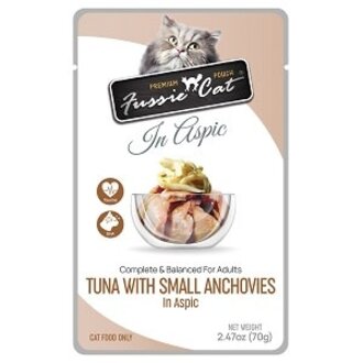 Fussie Cat Fussie Cat Tuna with Small Anchovies Cat Food 2.47-oz Pouch