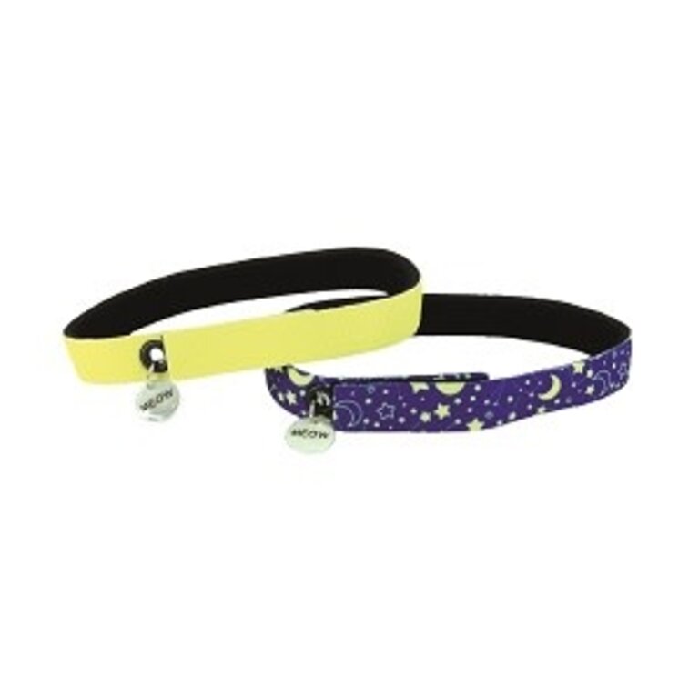 Coastal Pet ElastaCat Flex Fit Collar Stars/Yellow