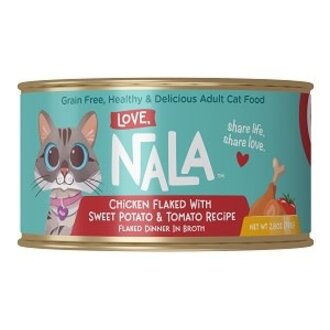 Love Nala Love Nala Chicken Flaked with Sweet Potato and Tomato 2.8oz
