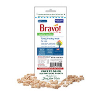Bravo! Bravo! Turkey Medley Freeze-Dried Treats, 1.25 oz