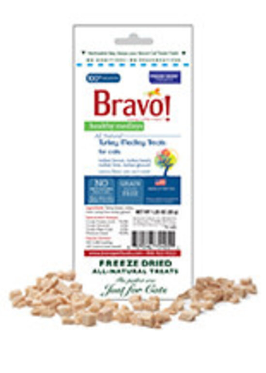 Bravo! Bravo! Turkey Medley Freeze-Dried Treats, 1.25 oz