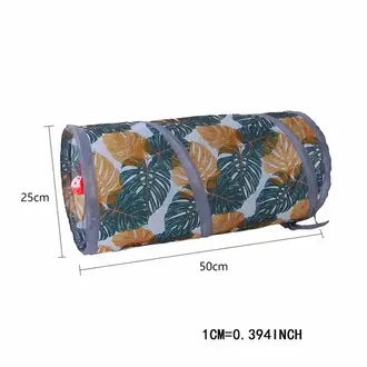 PawPaw Printed Cat Tunnel Foldable Play Tube - Type 1