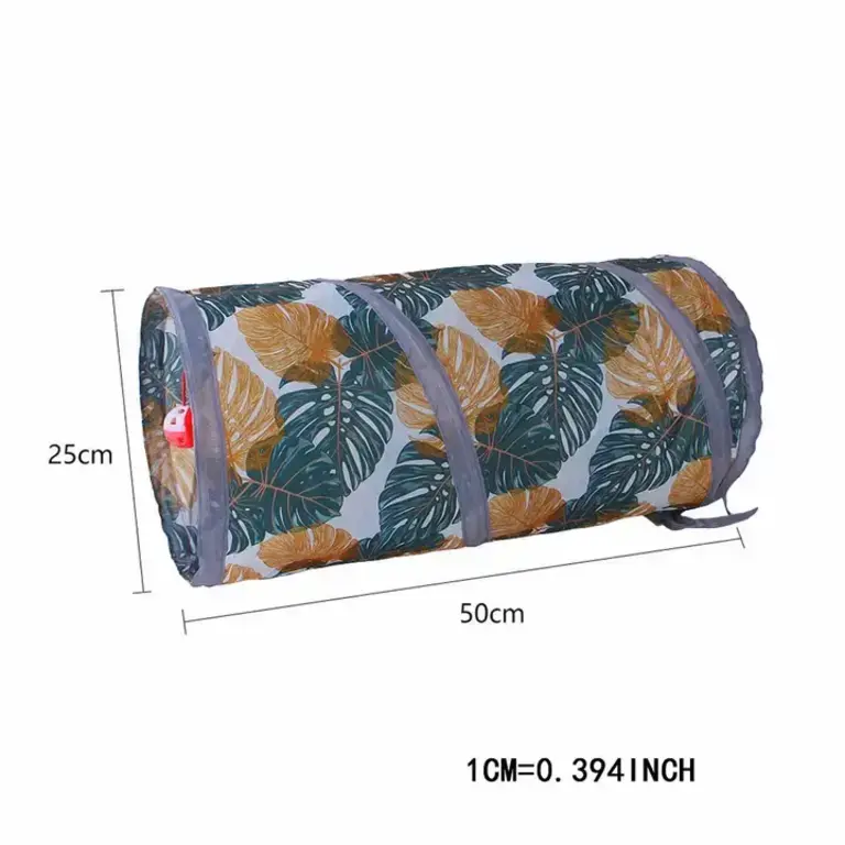 PawPaw Printed Cat Tunnel Foldable Play Tube - Type 1