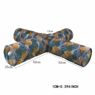 PawPaw Printed Cat Tunnel Foldable Play Tube - Type 4