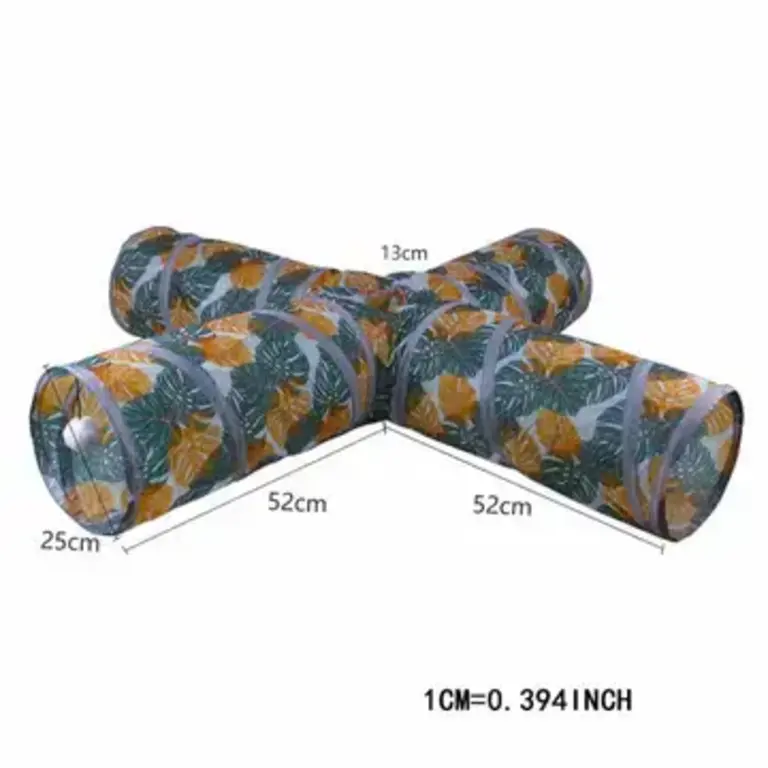 PawPaw Printed Cat Tunnel Foldable Play Tube - Type 4