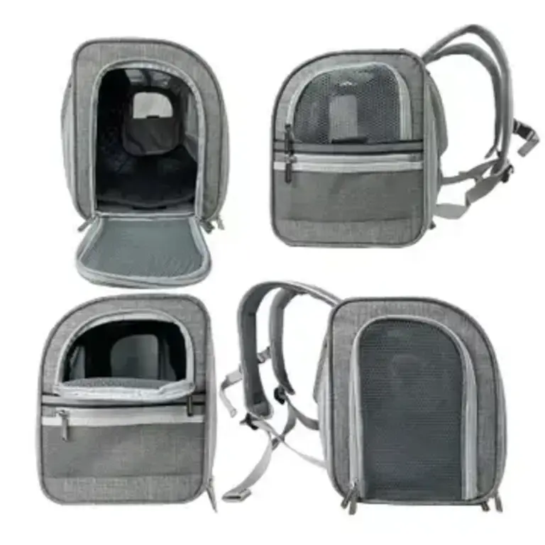 Mr. Peanut's Mr. Peanuts Monterey Series Convertible Backpack Airline-Capable Pet Carrier - Medium - Deja Blue