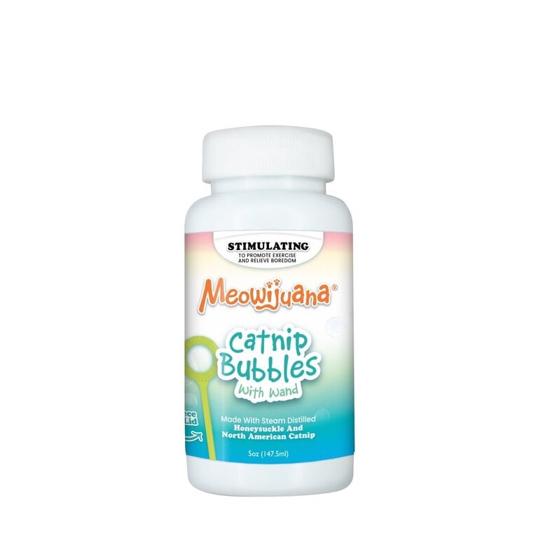SmarterPaw Meowijuana 5oz Catnip Bubbles with Honeysuckle