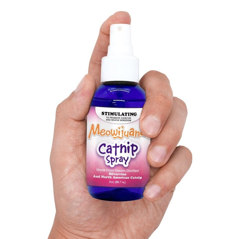 SmarterPaw Meowijuana  3oz Catnip & Silvervine Spray