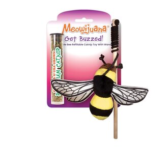 SmarterPaw Meowijuana Get Buzzed Refillable Bee Toy