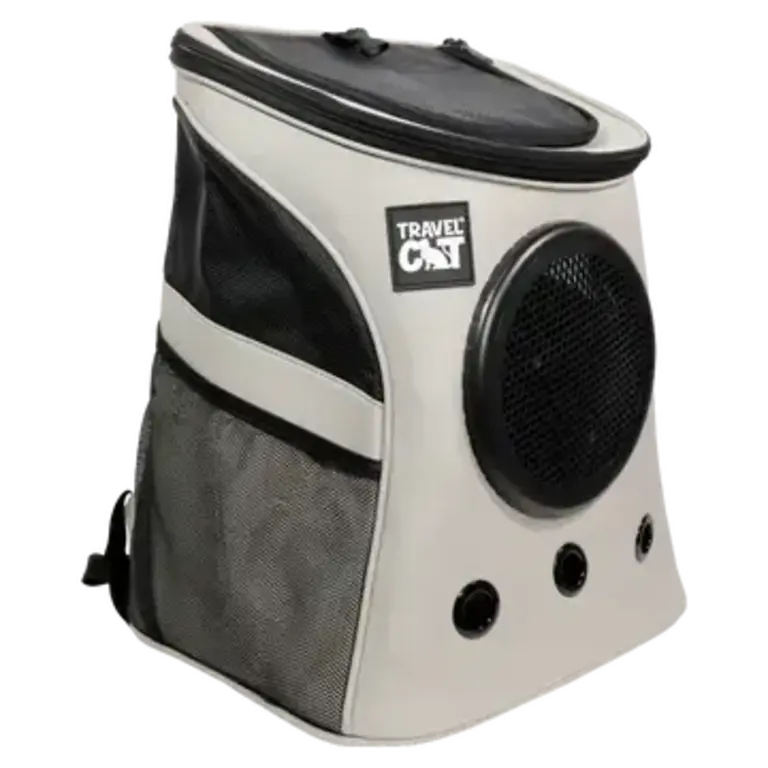Travel Cat Fat Cat Cat Backpack -Large Cats Bubble Carrier - Cloud