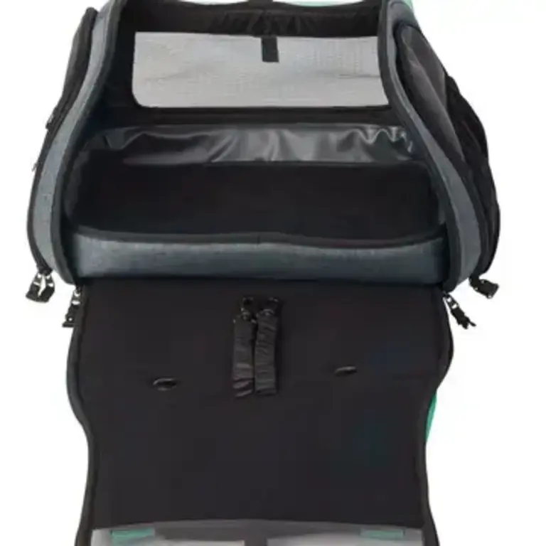 Travel Cat The Transpurrter Ultimate Calming Convertible Cat Carrier Heather Gray/Teal