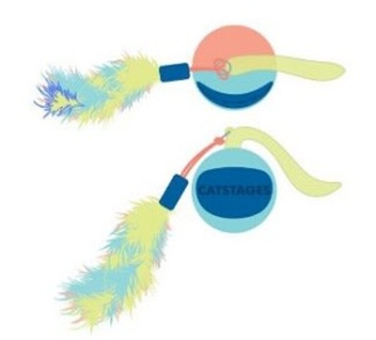 Catstages Catstages Roll and Chase Roby Cat Toy