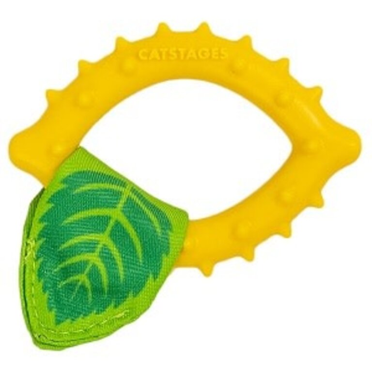 Catstages Catstages Cat Lemon Teether - Yellow