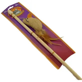 Amazing Pet Amazing Pet Cat Wand with Natural Mouse