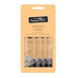 Fussie Cat Fussie Cat Puree Treat Sardine 4-Pack 0.5 oz