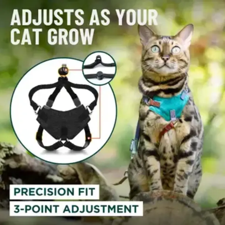 Outdoor Bengal Houdini Escape-Proof Cat Harness XL - Flamingo Pink